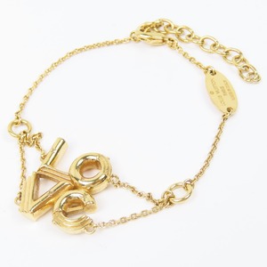 42368★1円スタート★LOUIS VUITTON ルイヴィトン 極美品 LV&ME LOVE チェーンブレスレット M62844 ブレスレット メタル アクセサリー