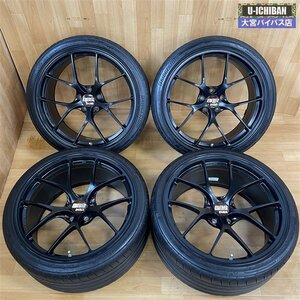 超々ジュラルミン 鍛造 美品! BBS RI-D RI034 RI035 20インチ 9J +35 / 10J +25 5H 114.3 & BS S007A 245/35R20 275/30R20 4本セット ☆004