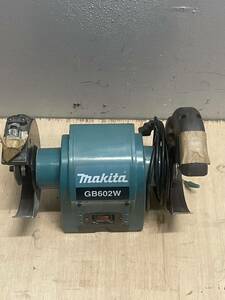 makita マキタ 電気 卓上グラインダ GB602 グラインダー電動工具 石欠品 動作確認済み(3212)