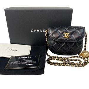 美品 CHANEL マトラッセ ボールチェーン ショルダーバッグ AP1461 29番台 斜めがけ クロスボディ【中古】