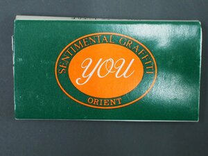 オリエント ORIENT ユウ YU オールド クォーツ 腕時計用 取扱説明書