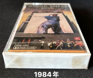 ■スパンダーバレエ■Spandau Ballet パレード■40年ほど古い音楽カセットテープ■使用感希薄な美品■全画像を拡大してご確認願います