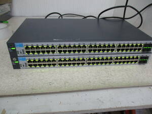 HP 1810-48G J9660A Switch 48 port★通電確認 本体のみ ★ 2台セット ★ NO:552