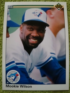 ★MOOKIE WILSON UPPER DECK MLB 1990 #481 ムーキー ウイルソン TORONTO BLUE JAYS トロント ブルージェイズ ウィルソン