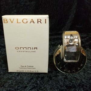 BVLGARI オードトワレ OMNIA クリスタルライン 40ml スプレー 香水 EDP フレグランス ブルガリ オムニア CRYSTAL LINE 