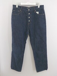 ◇ JOURNAL STANDARD relume jeans ボタンフライ ジーンズ デニム パンツ サイズ160-165 MS 12 ネイビー メンズ P