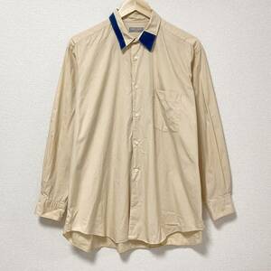 80s 90s 田中オム COMME des GARCONS SHIRT ベロア 切替 長袖 シャツ オーバーサイズ コムデギャルソンシャツ VINTAGE archive 4030256