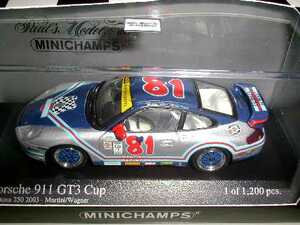 PMA 1/43 Porsche ポルシェ911GT3 NO81 ディトナ250 2003