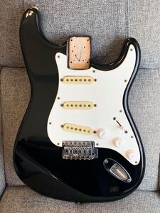 Fender Mexico Stratocaster Body Black フェンダー メキシコ ストラトキャスター ボディ ブラック 1994年製 おそらくスクワイヤーシリーズ