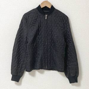 AD1989 robe de chambre COMME des GARCONS キルティング ブルソン 黒 MA-1 ローブドシャンブル ジャケット 80s VINTAGE archive 4100148