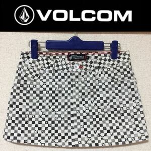 １回着新品同様☆VOLCOM デニムスカート XS ボルコム US1