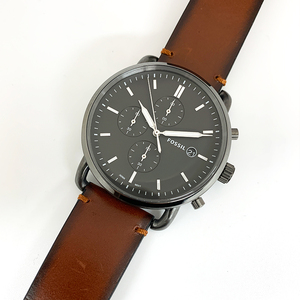 【未使用・長期展示処分品・fos-192】　FOSSIL/フォッシル　メンズ腕時計　THE COMMUTER　FS5523　42mm　クロノグラフ　クォーツ