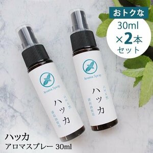 ease アロマスプレー ハッカ 30ml×2本セット ハッカスプレー 薄荷 精油 アロマオイル 夏 清涼感 ハッカ油 掃除 はっか 暑さ対策