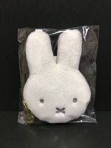 miffy/ミッフィー　コインケース☆彡　アイボリー☆　キーリング付　財布　フェイスポーチ　マルチケース　新品開封品　クツワ