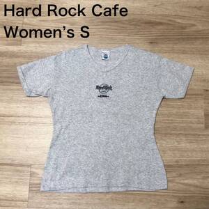 【送料無料】Hard Rock Cafe 半袖Tシャツ　グレー　レディースSサイズ　ハードロックカフェ