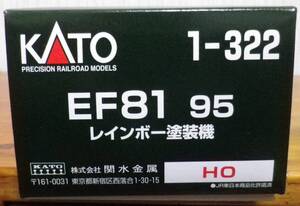 中古 KATO 1-322 EF81 95 レインボー塗装機 グレードアップパーツ取付済 本体のみ