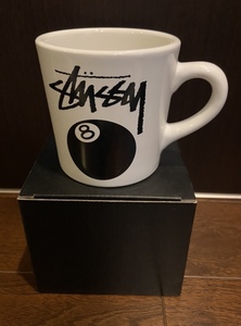 新品 未使用 非売品 ノベルティ STUSSY ステューシー マグカップ Mug 8ボール