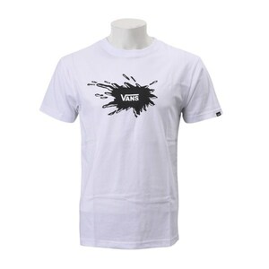 ■バンズ スプラッシュフライング ロゴ Tシャツ ホワイト/ブラック 新品 サイズM VANS S/S Tee Splash Flying Logo WHITE