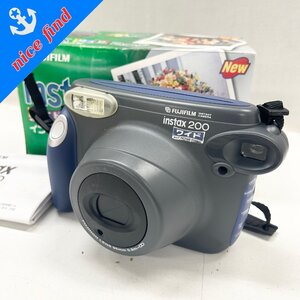 ◆フジフィルム FUJIFILM◆instax 200 ワイド 本体 95mm 0.9m～∞ インスタントカメラ フィルム カメラ ボディ 箱/説明書付 動作未確認