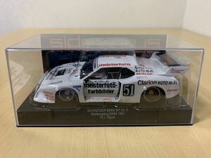 Slot car 1/32 SCHNITZER BMW M1 Gr.5 Nurburgring DRM 1981