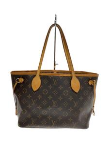 LOUIS VUITTON◆1)ネヴァーフルPM_モノグラム・キャンバス_BRW/PVC/BRW