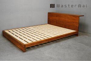 極美品 MasterWal (マスターウォール) クイーンサイズベッド ウォールナット オイル仕上げ 20万 010109