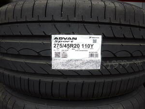 YOKOHAMA ADVAN sport ２７５／４５Ｒ２０　１１０Ｙ 新品未使用　ヨコハマ アドバン スポ-ツ