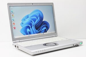 1円スタート ノートパソコン Windows11 WPS office搭載 Panasonic レッツノート CF-SZ6 第7世代 Core i5 SSD256GB メモリ8GB カメラ