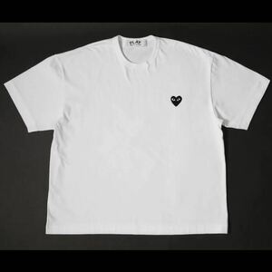 PLAY COMME DES GARONS BLACKMARKET T-SHRIT White ブラックマーケット ホワイト プレイ コムデギャルソン オーバーサイズ Tシャツ M