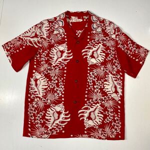 【L】SunSurf Hawaiian Shirt 東洋エンタープライズ サンサーフ ハワイアン シャツ アロハ レーヨン (SS37145) T516