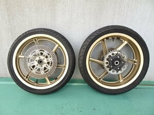 NSR250R SP NSR250 ホンダ純正 マグネシウム ホイール 前後セット マグテック 17インチ ディスク スプロケ 付き 当時物