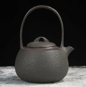 新品推薦★茶道具★新品★南部鉄器 ★老鉄瓶 素肌鉄瓶 未塗装鉄器 提梁壺 対応 鉄やかん 鉄分補給 鉄びん