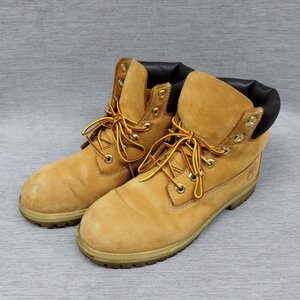 A206 Timberland ティンバーランド イエロー ブーツ 23.5㎝ 6インチ プレミアム ウォータープルーフ レースアップ 12909W ヒップホップ