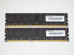 ◆Sycom製 PC3-12800 (DDR3-1600) 16GB (8GB×2枚) 完動品 即決！★送料120円！