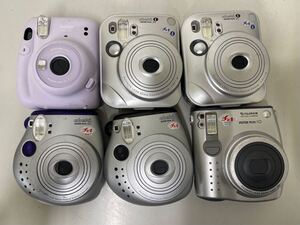 B374 ジャンク / FUJIFILM 富士フィルム / チェキ instax mini 11 10 30 20 インスタントカメラ 6点セット