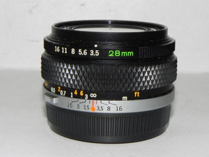 OLYMPUS OM-SYSTEM　G.ZUIKO AUTO-W 28mm/f3.5 レンズ(中古良品)