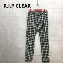 R.I.P CLEAR リップクリアー メンズ スキニーチェックパンツ M