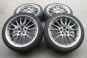 美品 DORFREN HYVAA 8.5J-20 +35 5H-114.3 ZETUM ZU12 245/40R20 99Y 4本セット 30系 アルファード ヴェルファイア 