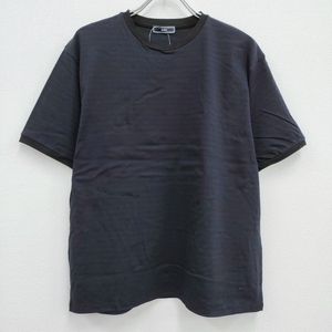 SHIPS ALBINI クルーネック ボーダー Tシャツ サイズM 半袖Ｔシャツ カットソー ネイビー ブラック シップス 3-0704S F88882