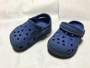 クロックス CROCS サンダル 靴13cm 男の子 ブルー