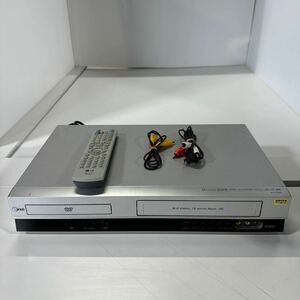 LG DVCR-B300 DVD/VHS レコーダー 2007年製 リモコン付 ジャンク プレーヤー