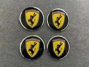 フェラーリ Ferrari 用 キャップシール 56.5mm ホイールセンター 4枚入★319