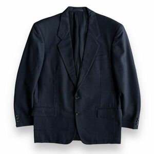 94年製 COMME des GARCONS HOMME DEUX コムデギャルソン オム ドゥ 2釦 ウール テーラード ジャケット ブレザー スーツ 古着 L ブラック系