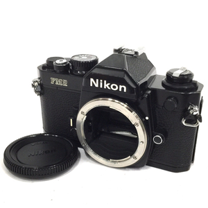 Nikon New FM2 一眼レフ フィルムカメラ ブラック ボディ 光学機器 QR063-371