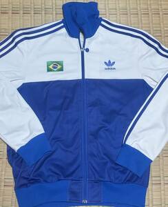 国別 ◆ adidas アディダス リオデジャネイロ ブラジル ジャージ トラックトップ Oサイズ　USED品　◆