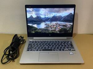 HP EliteBook 830 G6 Core i5-8265U 1.6GHz/メモリ8GB/SSD256GB/13.3インチFHD1920×1080/ACアダプター付き【ジャンク扱い】