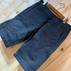 [KWT2968] Dickies ハーフチノパン メンズ ブラック 30 コン