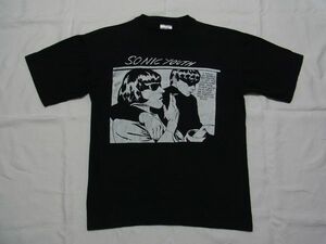 ☆美品☆ 90s オランダ製 ビンテージ Sonic Youth ソニックユース 「GOO」 大判プリント Tシャツ ☆USA古着 ヨーロッパ UK 企画 ロックT