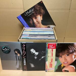 60枚まとめて/邦楽 アイドル CITY POP 昭和歌謡/LPレコード/中森明菜河合奈保子堀江美都子山口百恵石川優子鮎川麻弥大量セット売/0101-2