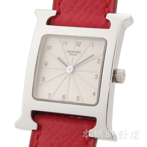 【中古】エルメス　HERMES　Ｈウォッチ　HH1.210　レディース　機械点検・電池交換済み